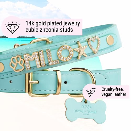 Paws Paws Miami Female Dog Collars With Custom Bling For Small, Medium And Large Girl Dogs #TOP2