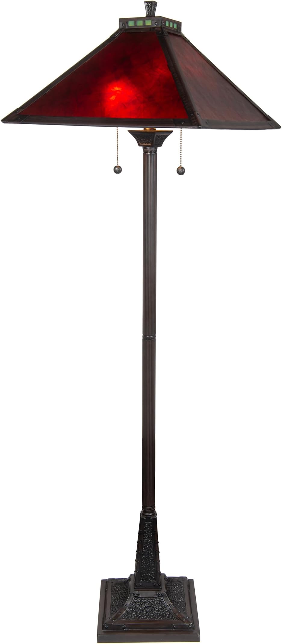Dale Tiffany TF100176 Camelot Lamp, 58.00x18.00x18.00, Bronze