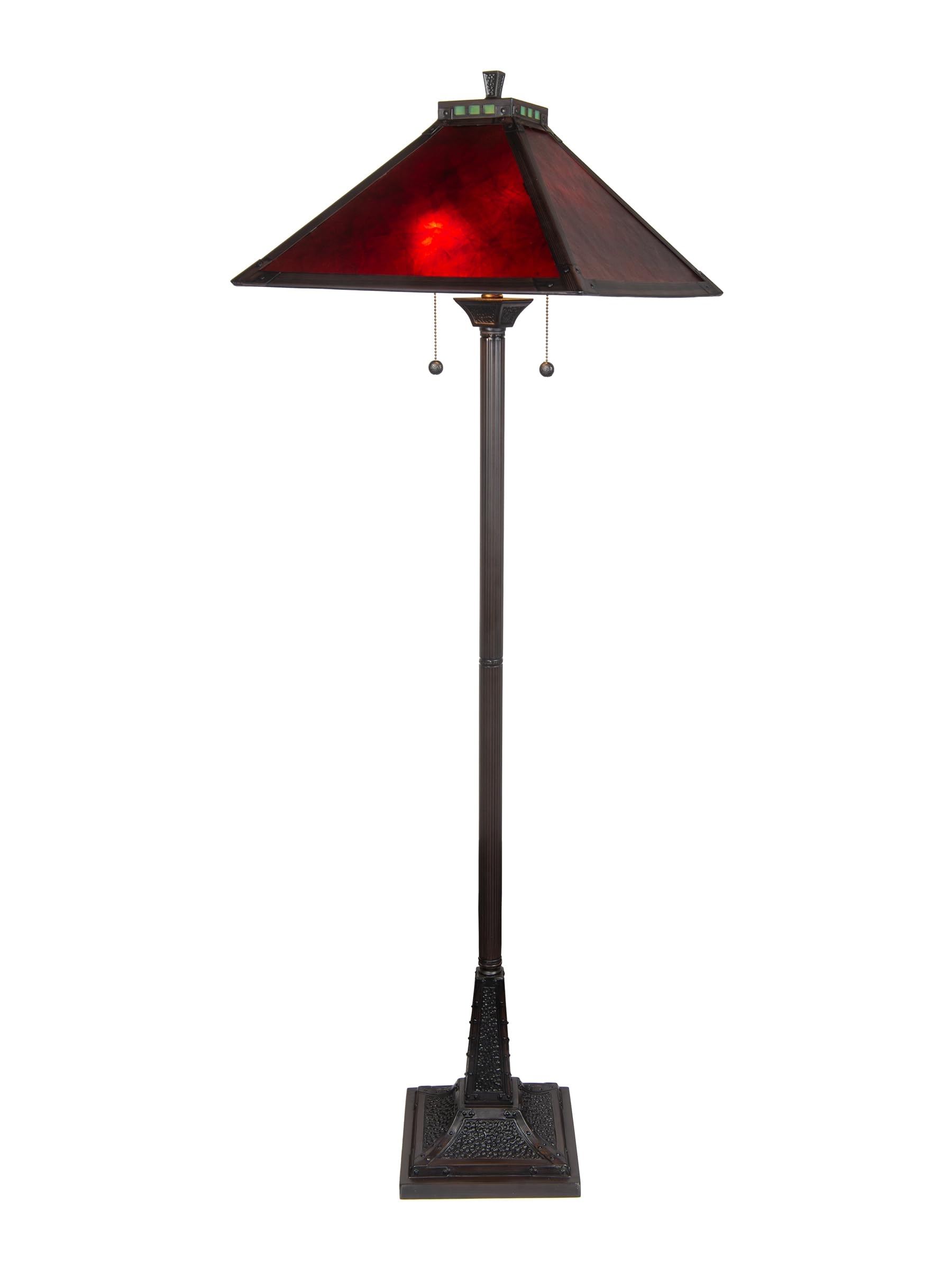 Dale Tiffany TF100176 Camelot Lamp, 58.00x18.00x18.00, Bronze