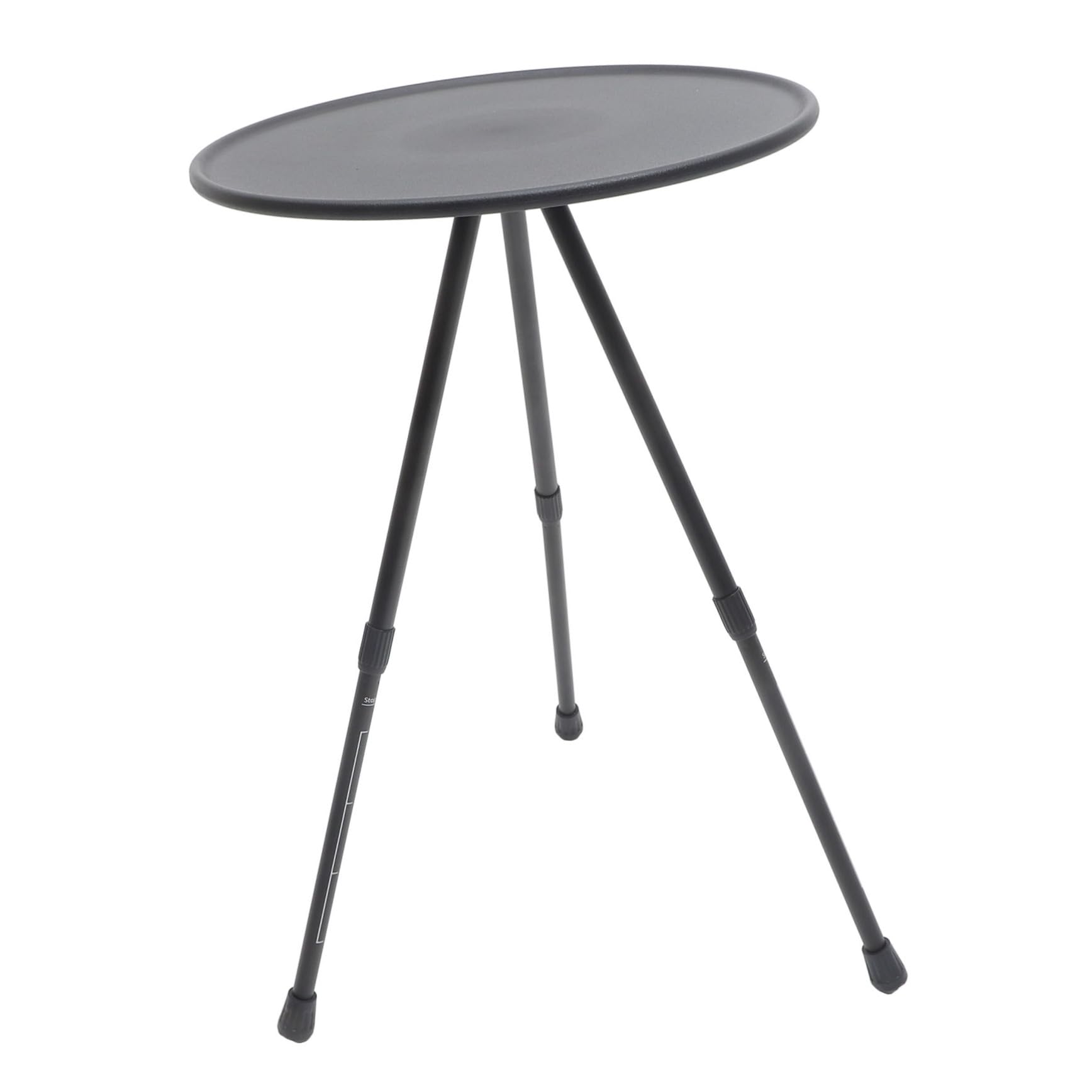 Tavolo Pieghevole da Campeggio Piccolo in Acciaio Inox Nero
