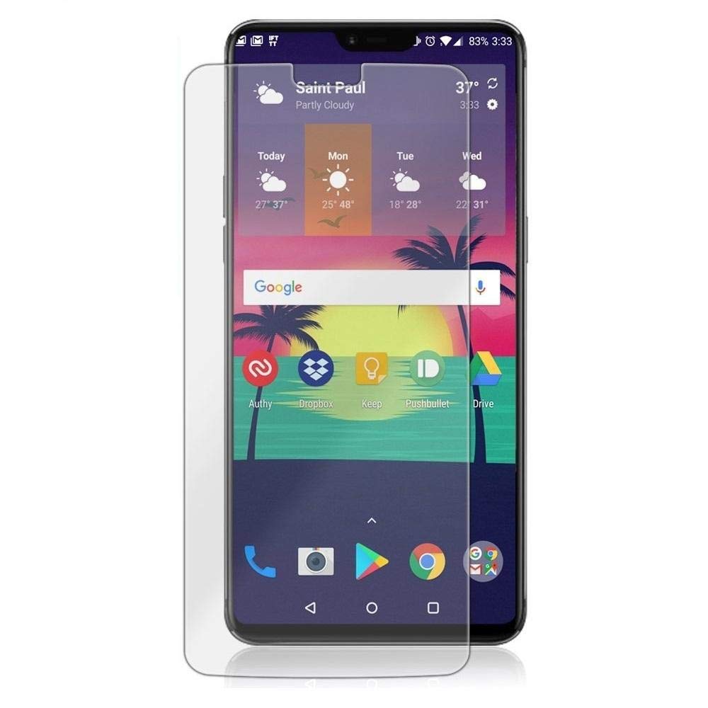 for OnePlus 6 (1/6) 6.28inch Inch 2.5D Tempered Clear Anti-Fingerprint 9H Hardness Ultra HD Glass Screen Protector For OnePlus 6