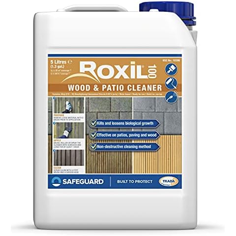 Roxil 100 Green Mould, Algae & Lichen Killer - Restore The Appearance of Your Patio, Deck, Fence or Paving Cover