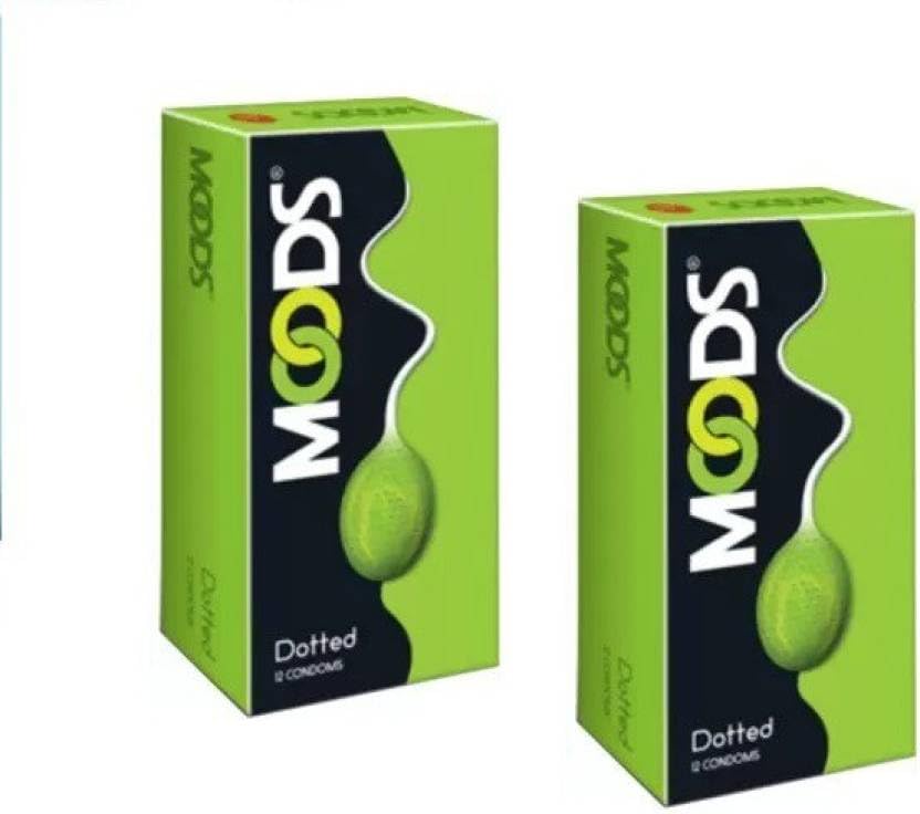 MOODS dotted condom pack of 2 Condom (Set of 2, 24 Sheets)-picture-22