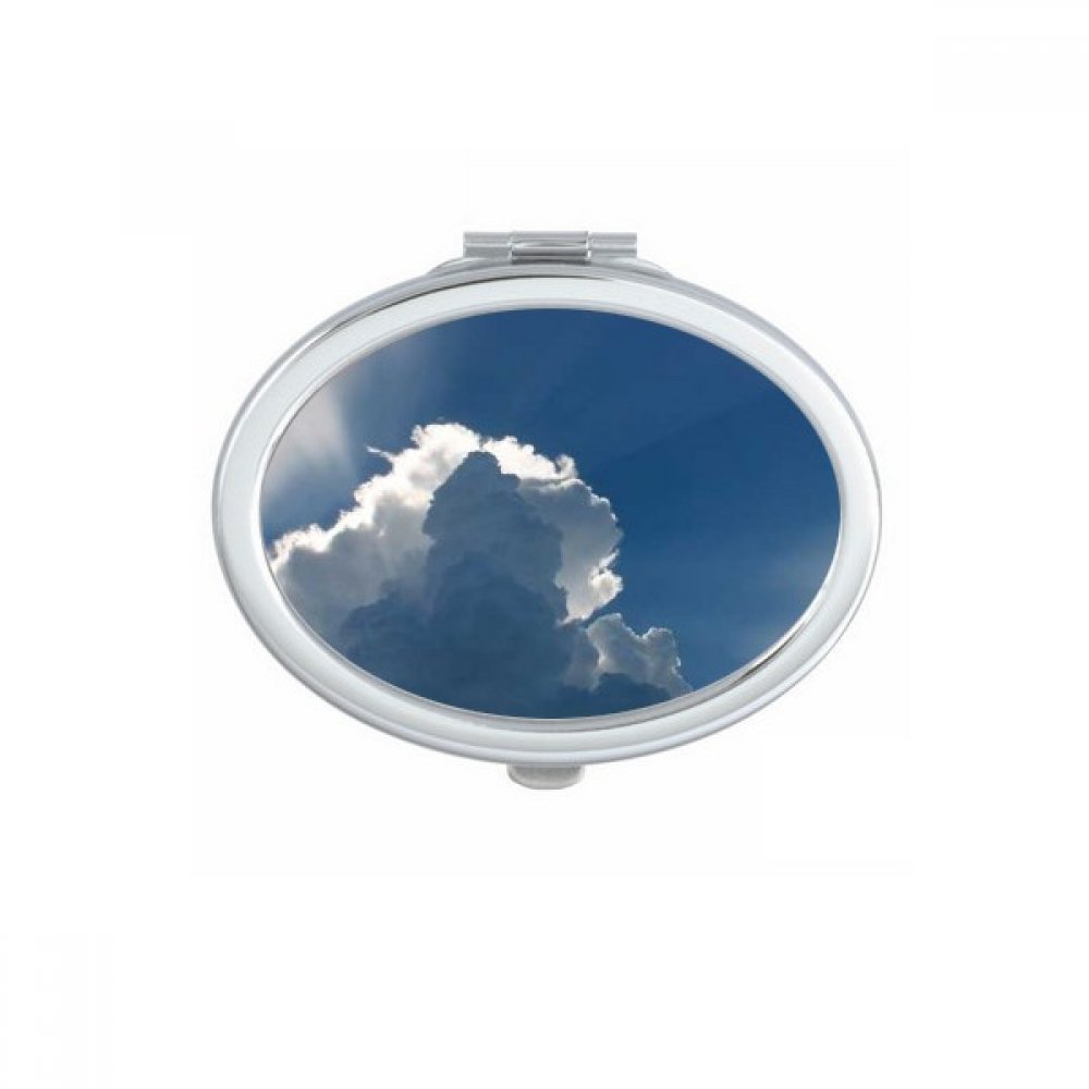 Miroir de maquillage compact petit format carré et miroir de main multicolore