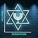 Hanukkah Menorah Neon Sign, Blue Star of David Night Light, Jewish Holiday Decor for Home, LED Wall Art for Hanukkah Gifts, Festival of Lights Celebration (15