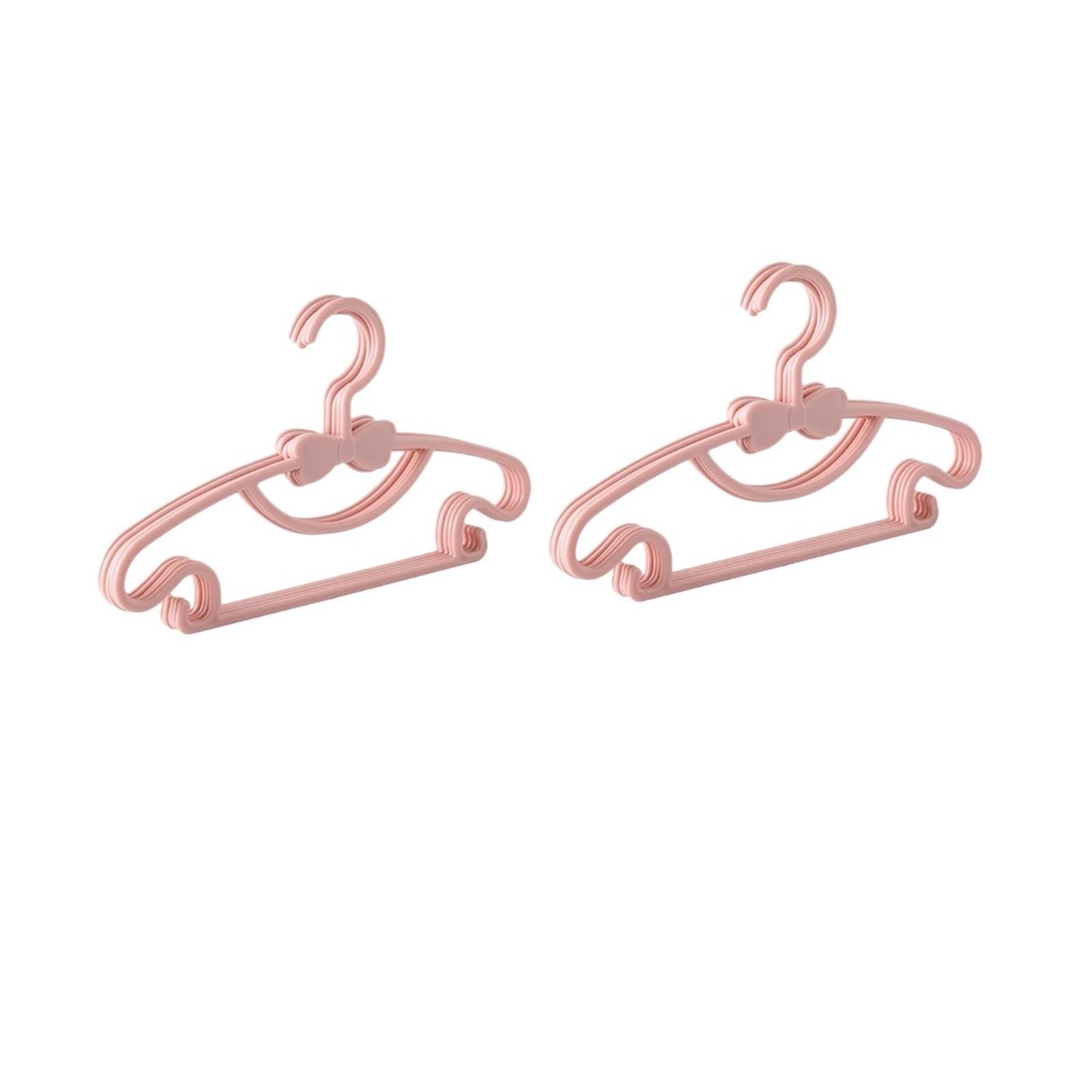 5/10/20/30/50pcs Of Hangers Clothing Closet Storage Hanger Racks(10pcs Pink)