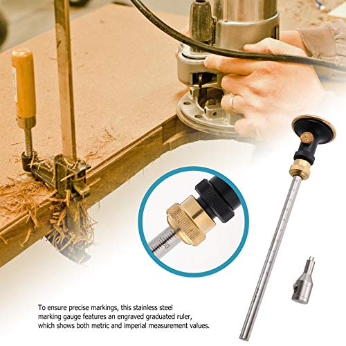 VILLCASE Calibre de MarcaÃ§Ã£o de Roda MarcaÃ§Ãµes de MarcaÃ§Ãµes de Madeira Ferramentas de MarcaÃ§Ã