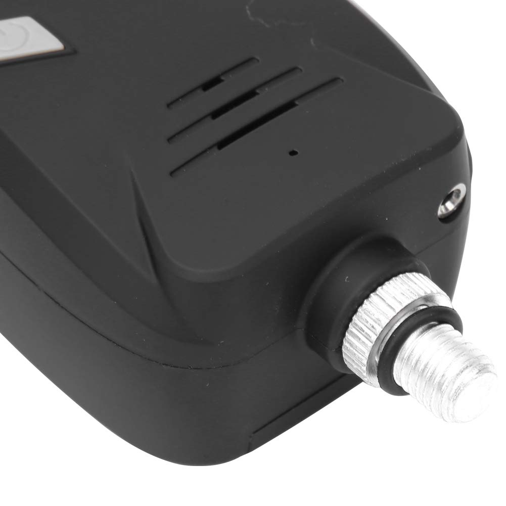 4 Piezas de Alarma de Mordedura de Pesca, Indicador de Alarma de Sonido de Mordedura de Pesca Electrónica Sensible Alarma de Mordedura de Sonido con Luces LED Campanas de Pesca Clip en Caña de Pescar