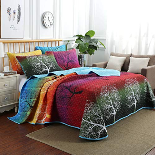 Juego de colcha Swanson Beddings con fundas de almohada de algodon 4