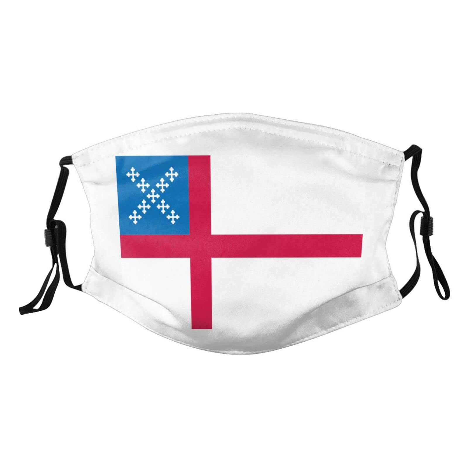 Episcopal Church Flag Mask Protect Respiratory System Breathe with Peace of Mind Black