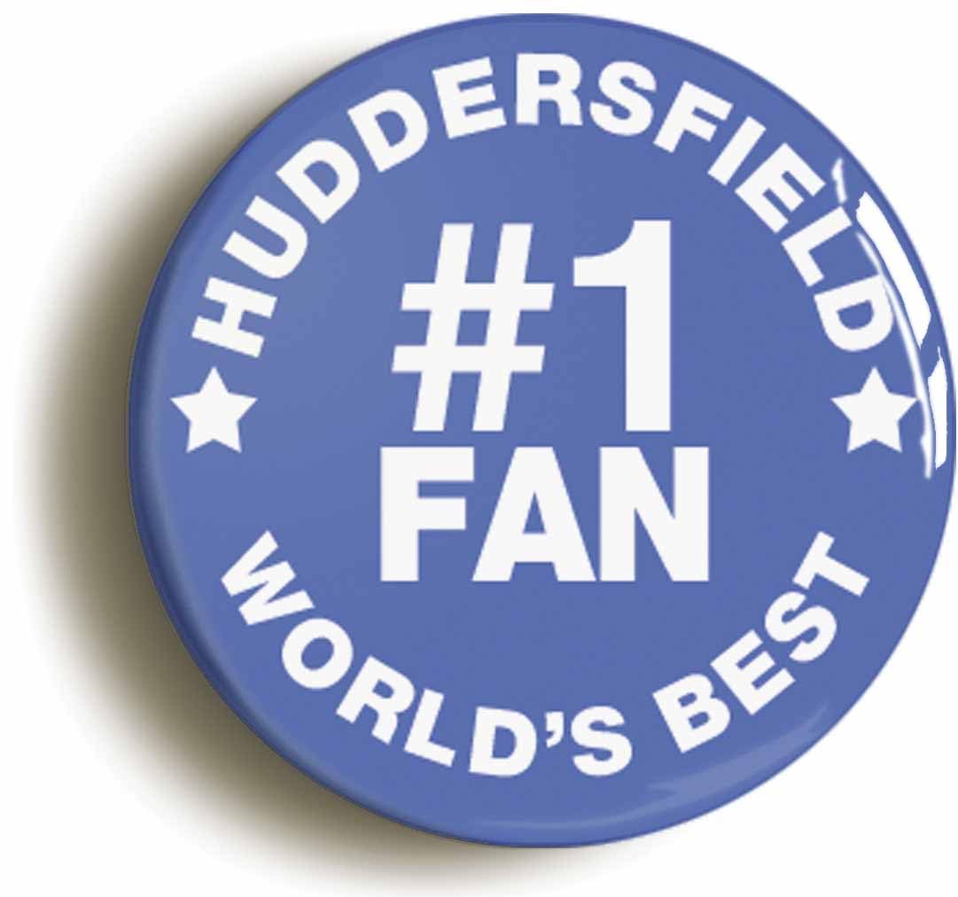 Huddersfield #1 Fan Fridge Magnet (Circular 2inch / 50mm Diameter)