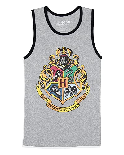 Harry Potter Girls' Hogwarts House Crest Sleep Pajama Set Tank Top Shorts2