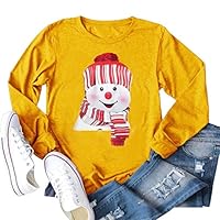 Algopix Similar Product 10 - WUAI Womens Christmas Holiday Snowman
