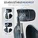 FLEXISPOT Ergonomic Office Chair with Dual Back Support, Home Office Desk Chairs, Swivel Computer Chair, Comfy with Dynamic Double Lumbar Support 4D Arm Rest OC5 (Black)