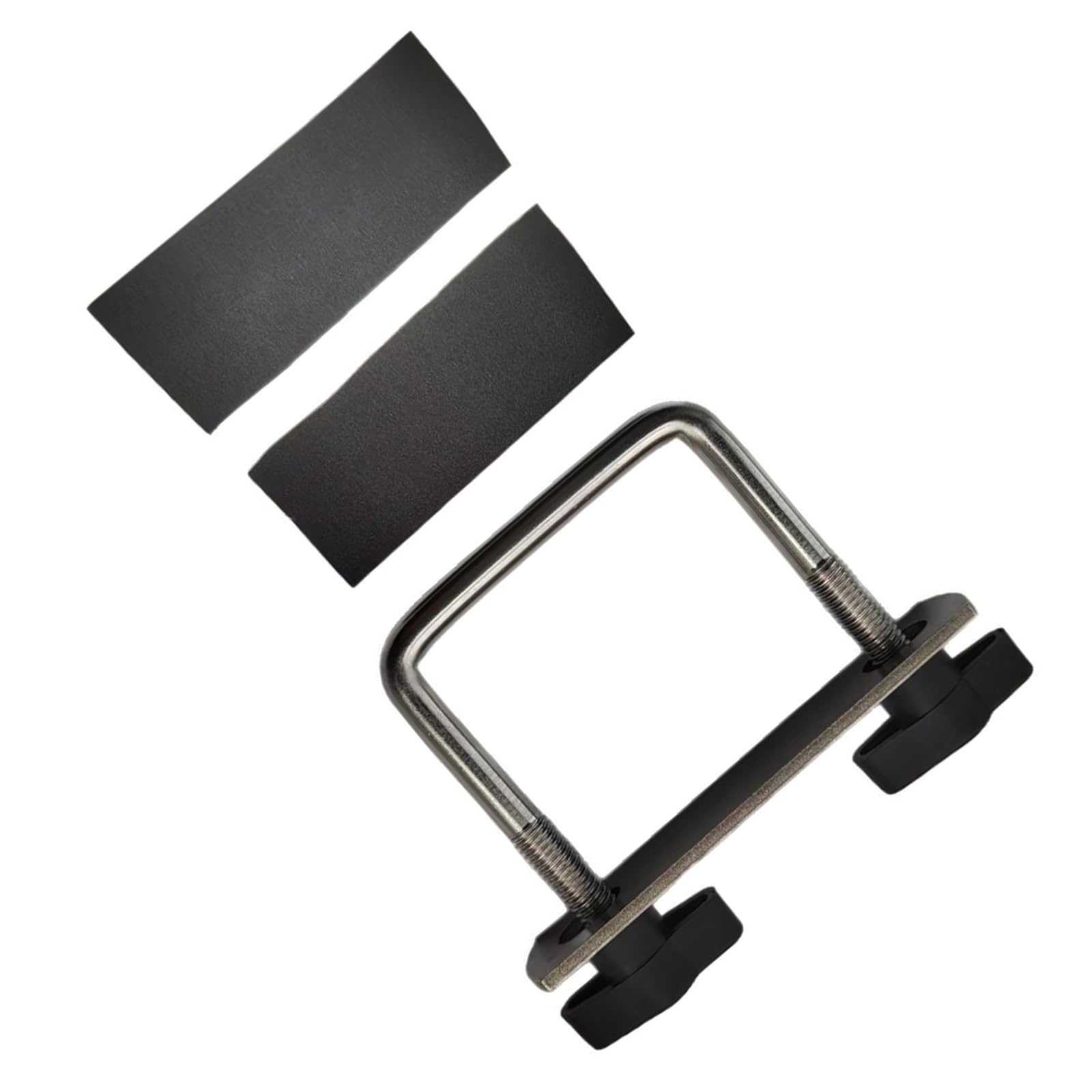 Roof Rack Clamp 7cm Inner Diameter, Heavy Duty Stainless Steel U Clamp for Securing Cargo to Crossbars, Tool-Less Instal Car Roof Rack