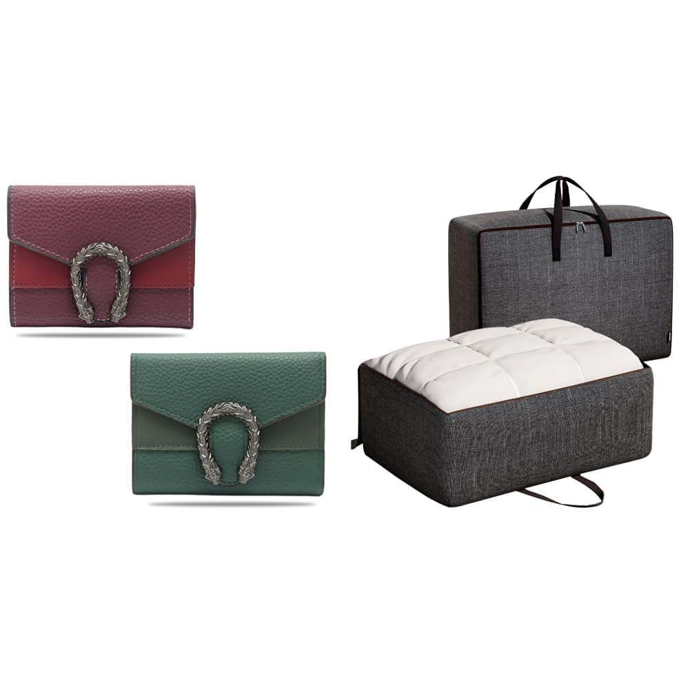 Women s Wallet Stylish Compact Purse Clutch with Card & Coin Holder Debit Card Organizer, + Storage Bag for Clothes, Cloth Organiser for Storage, Under Bed Storage Bag, Wardrobe-image-31