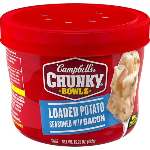 Image of Campbell's Chunky Loaded Potato Seasoned with Bacon Soup Bowl, 15.25 Oz