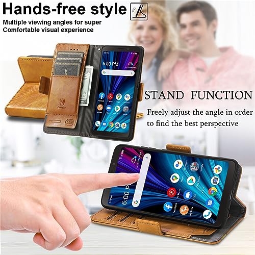 BAILI RFID Blocking Case for Motorola Moto G84 5G, Wallet Case Compatible with Motorola Moto G84 5G - Image 3
