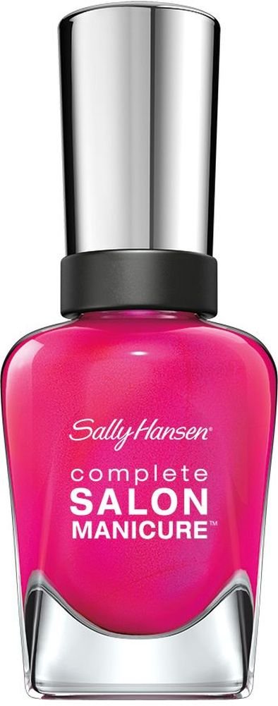 Sally Hansen Complete Salon Manicure Nail Color, Back To The Fucshia, 0.5 Ounce