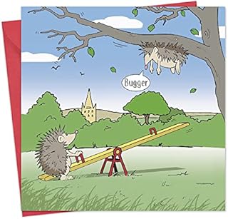 Twizler Funny Card with Hedgehogs  Blank Card  Happy Birthday Card  Humour Card  Mothers Day Card  Fathers Day Card  Valentines Day Card  Teenager Card  Get Well Soon Card  New Home Card