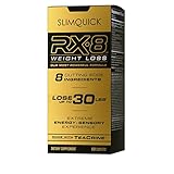Slimquick Pure RX-8, powerful dietary supplement, 60 Count, lose 3x the weight (Packaging May Vary)