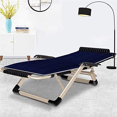 Chaise Longue Pliante et réglable avec coussin confortable pour jardin et camping - 2