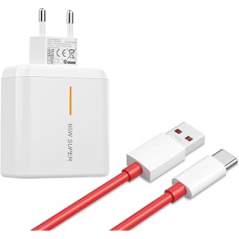 Supervooc Charger for OnePlus 13 12 12R 11 10 Pro Open Nord 3 4 65W USB Fast Charger Plug UK Warp/Dash Charging for OnePlus North CE4 3 2 Lite 10T 9T 9 8 8T 7T with 2M USB A to C Charging Cable