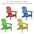 VINGLI Folding Adirondack Chairs Wood Lawn Chair Wooden Lounger 350 LBs Support Fire Pit Seating Natural Finished Weather Resistant Indoor Outdoor Furniture