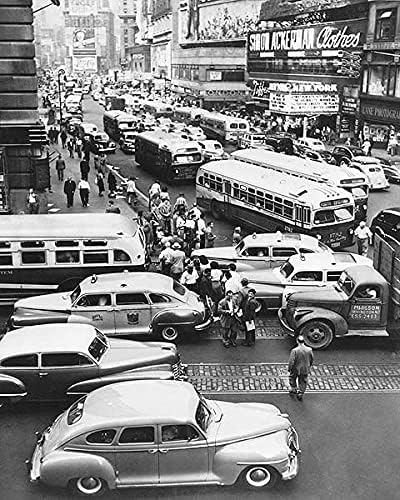 42nd St. / Times Square New York City 1948 11x14 Photograph Photo Print