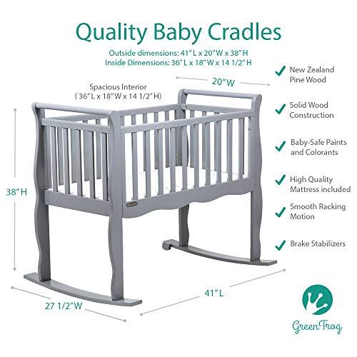 Now and Forever Baby Cradle (Grey) - Thumbnail 5