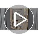 Image of Islamic Key Holder Wall Art, Dua for Entering and Leaving Home, Gold Frame Design with Arabic Calligraphy
