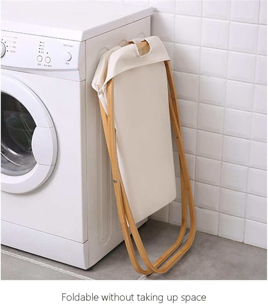 Oxford Cloth Foldable Clothing Laundry Basket Organizer for Dirty Clothes Storage Hamper Large Folding Baske (Color : A, Size : 47x34x70cm) (B 47x34x70cm)