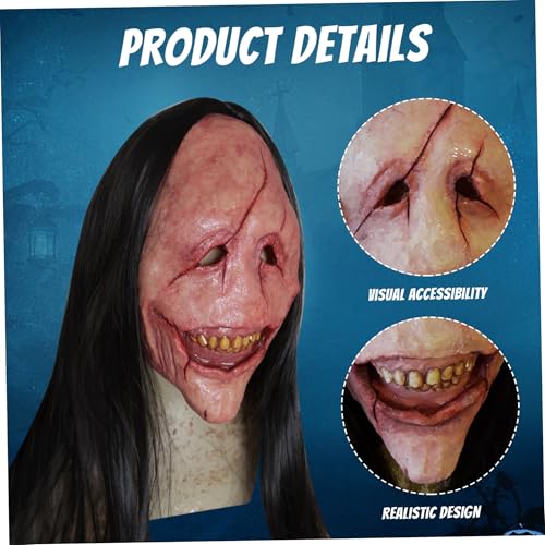 Masque d'Halloween effrayant pour éviter le maquillage de démon complexe