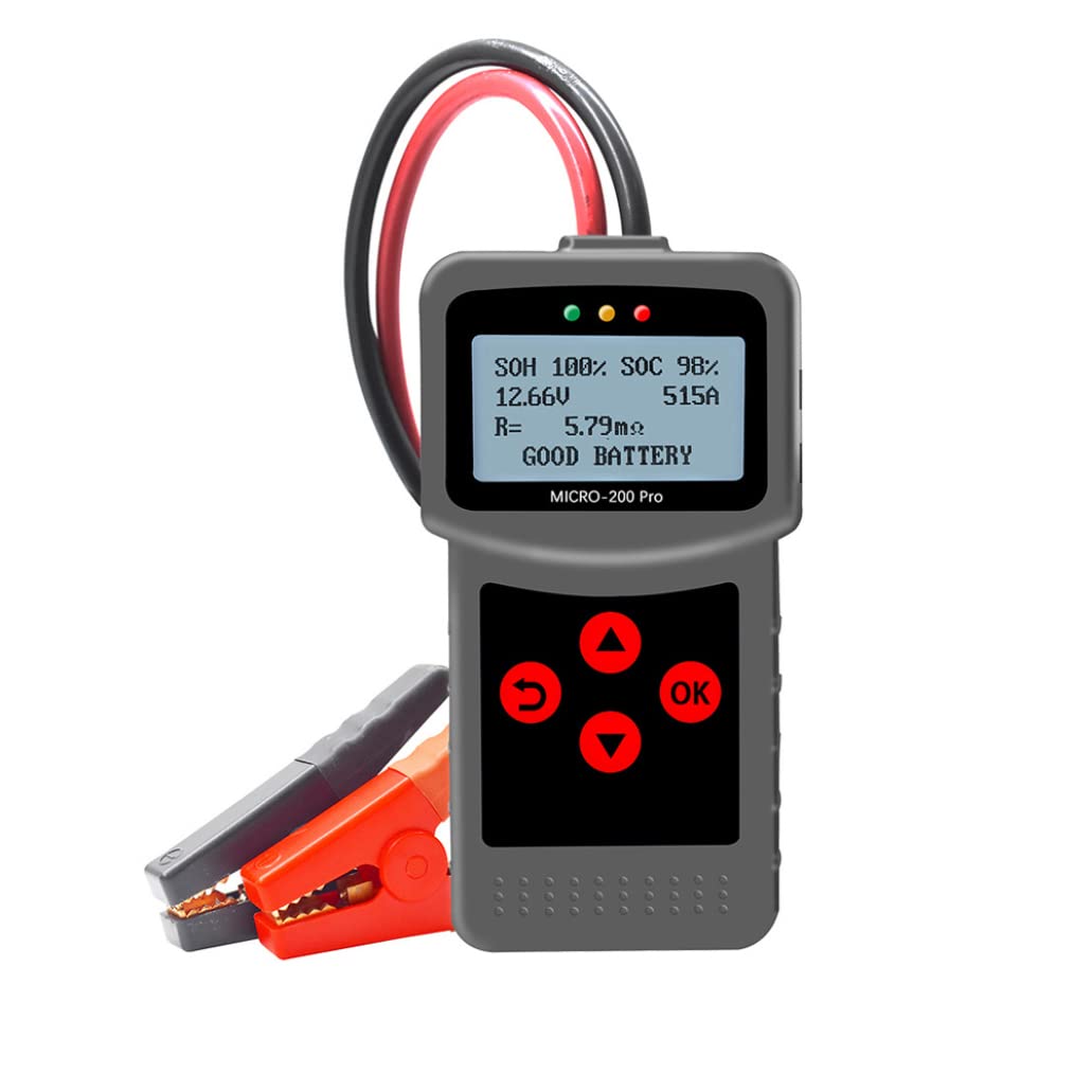 Tester batteria auto Tester batteria auto MICRO-200 PRO Scarica carico digitale Nero