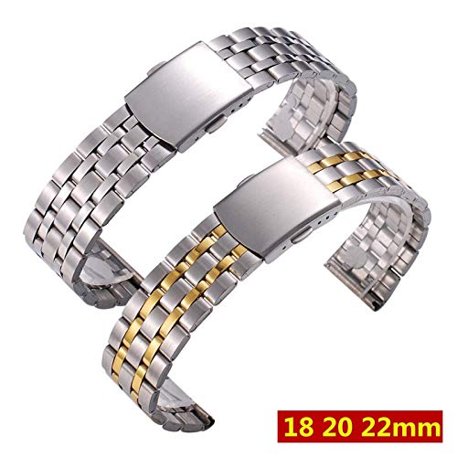 Sangle de montre interchangeable en métal | Ajustement parfait 20mm - 7