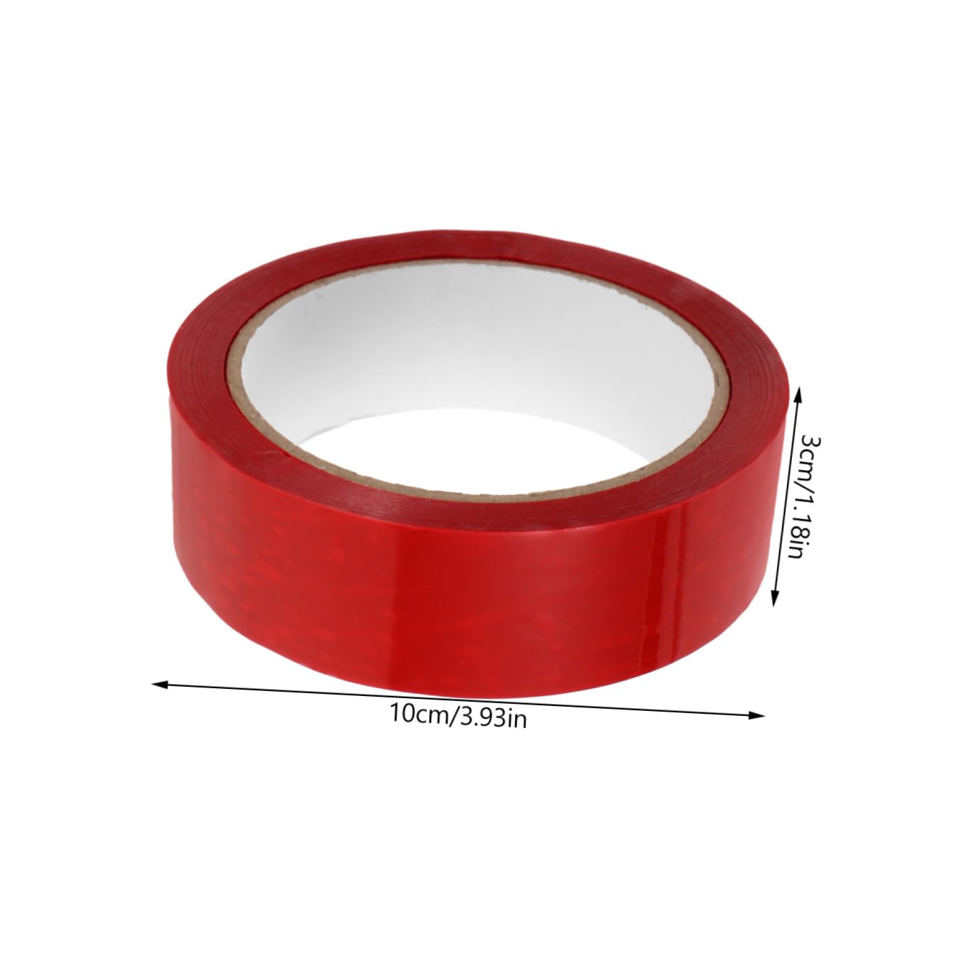 DOITOOL 5 Rollen Tamper Evident Tape Sicherheitsverpackungsklebeband in Rot und Weiß für Effektiven Diebstahlschutz und Manipulationssicherheit für Vielfältige Verpackungsbedürfnisse