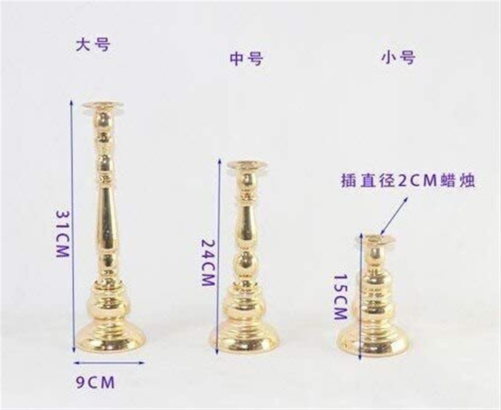 Elegantes 3-teiliges glänzendes europäisches Kerzenhalter-Set – stilvolle Kerzenständer für romantische Abendessen, Hochzeiten, Heimdekoration und Hotelatmosphäre, perfekt für Kerzenlicht