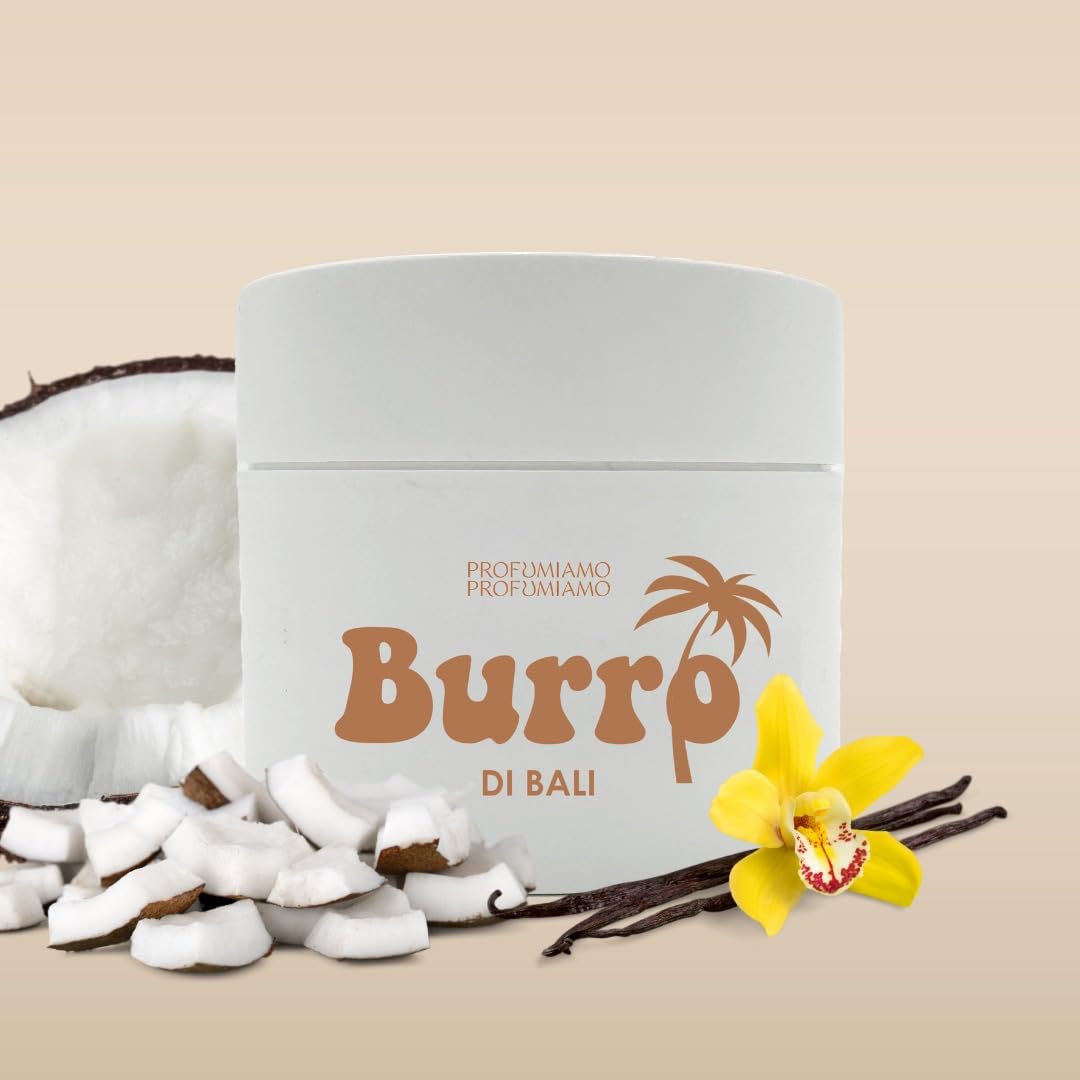 Profumiamo Profumiamo - Burro Corpo " Bali" Cocco e Tiarè - Burro Corpo Profumato Idratazione Intensa - 200 ml.