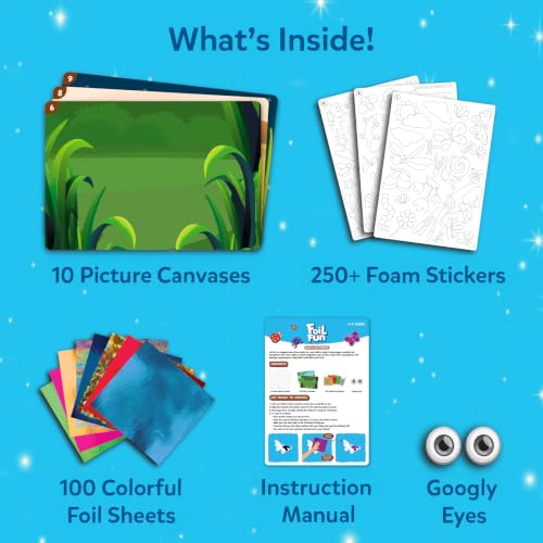 Image of Skillmatics Foil Fun - Bugs & Butterflies, No Mess Art for Kids, Craft Kits & Supplies, DIY Creative Activity, Travel Toys, Gifts for Boys & Girls Ages 4, 5, 6, 7, 8, 9