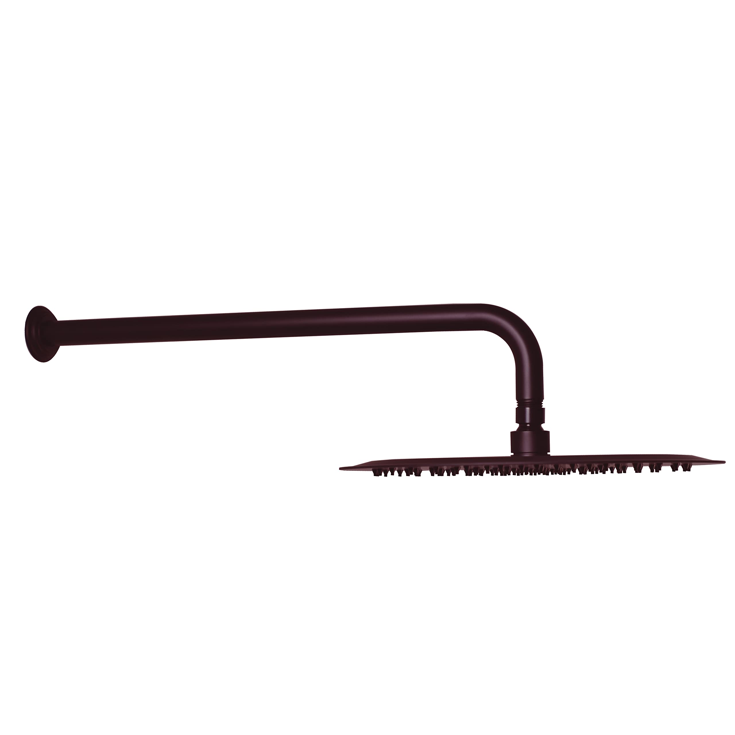 Pomme de douche haute pression effet pluie Westbrass fine avec support mural 19" IPS