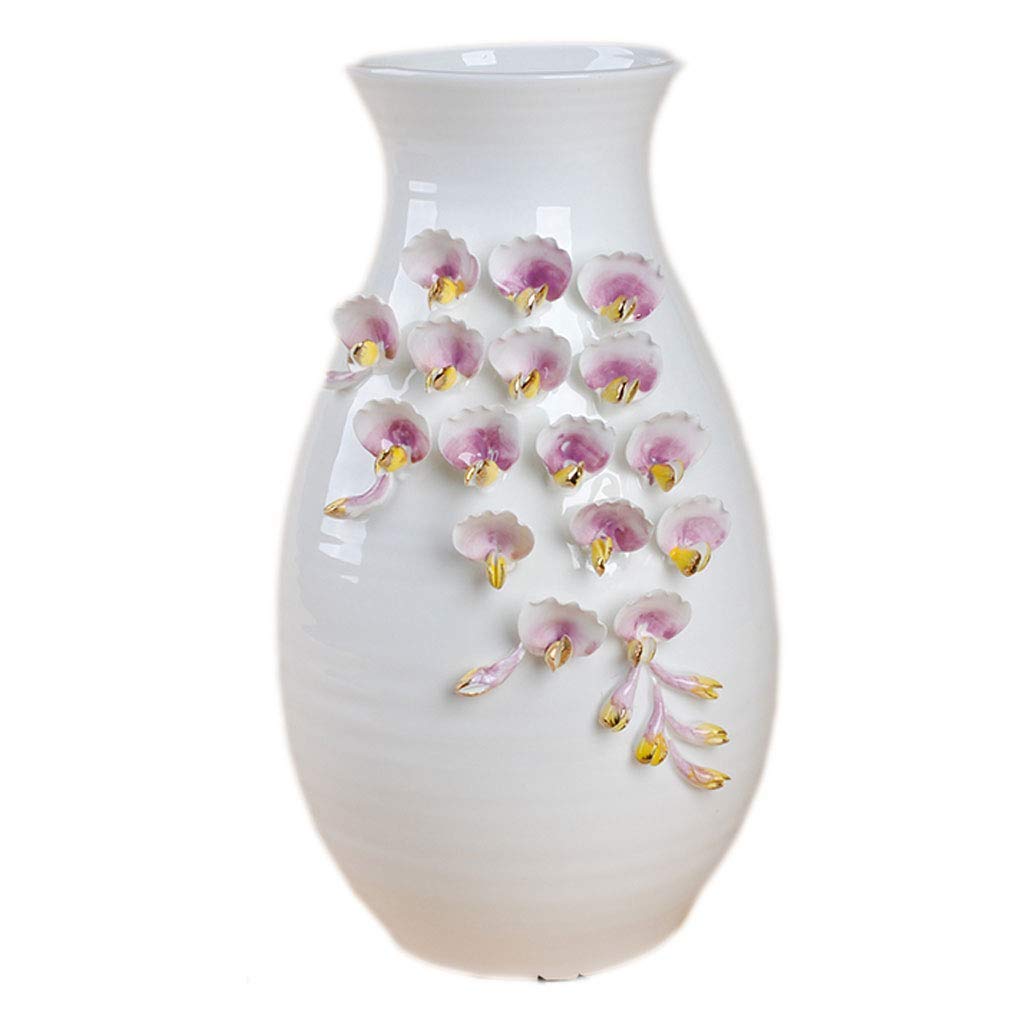Vase en céramique floral pour une décoration de table fleurie et bucolique
