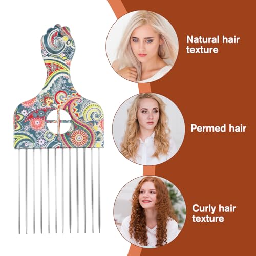 Set de 2 Peines profesionales de acero inoxidable miniatura 3