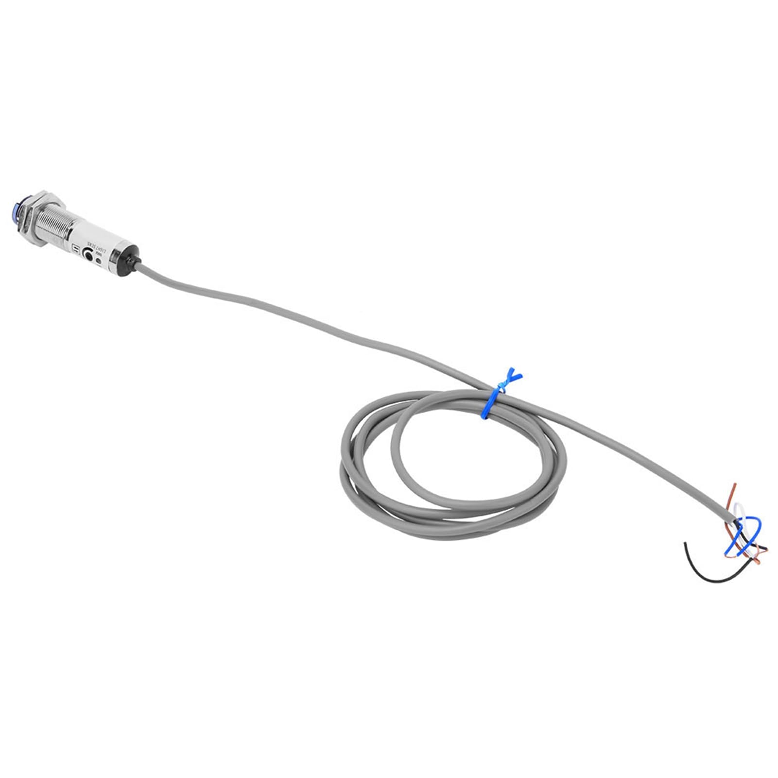 Interruptor de fotocélula DC, componente electrónico, sensor de fibra óptica, 12-24 V, 10-30 mm, 4 conductores, interruptor de sensor NPN BERM NO CDD-40N