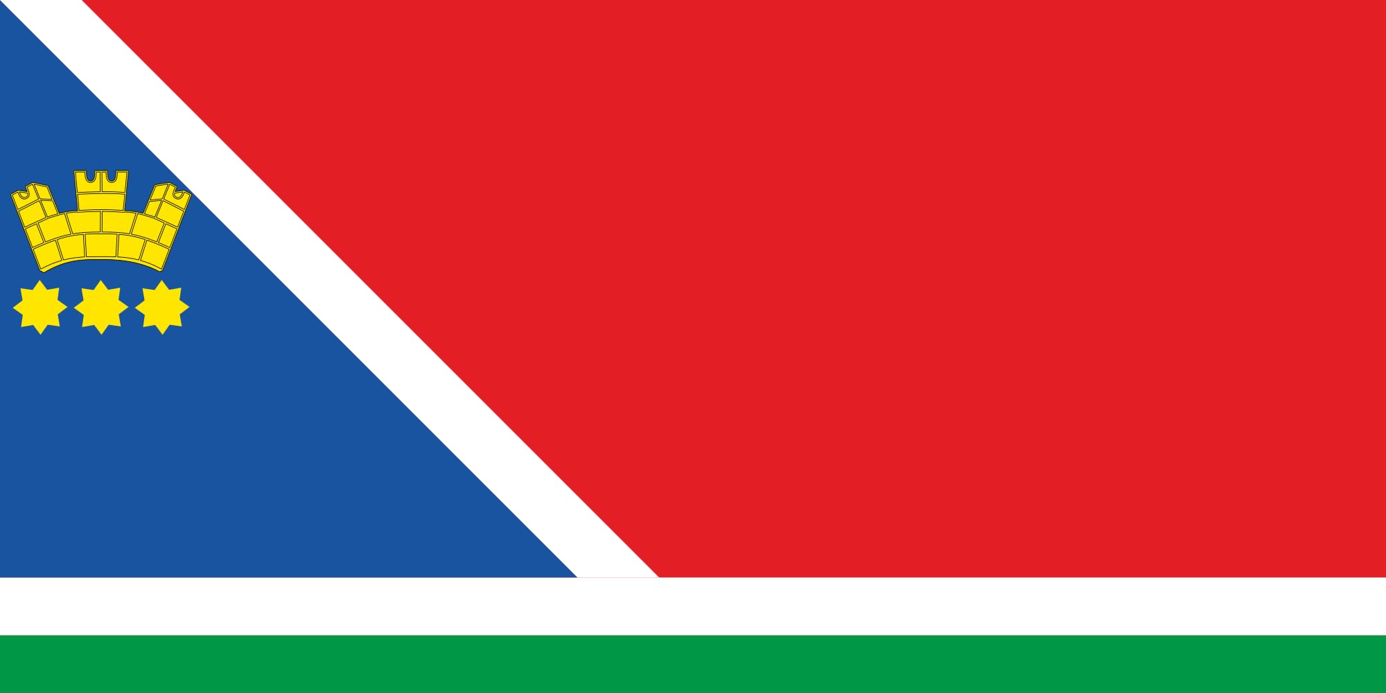 Drapeau Blagoveshchensk Флаг en tissu polyester pour mât de pavillonment