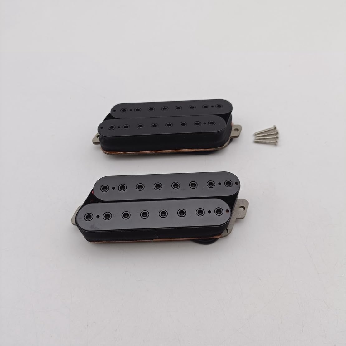 Headless Fanned Fret Guitar Pickup with Alnico 5 Magnet Humbucker Double Coil Pickups Replacement Parts for 7/8 String E-Gitarre (8 Saiten)