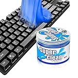 Pulitore per tastiera, 200 G, in gel per la pulizia della tastiera, per auto, PC, tablet, laptop,...