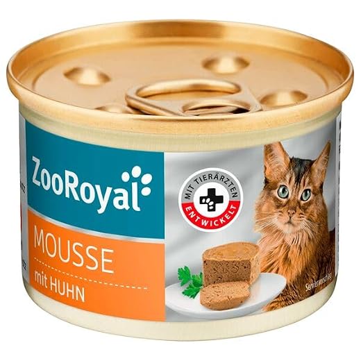 ZooRoyal Katzen Mousse mit Huhn 12x85g