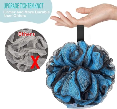 Image of Fu Store Loofah Sponge Shower Loofahs 4 Colors Bath Sponges Body Scrubbers