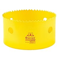 Vista 41 de Starrett HSS BI-Metal, Sierra perforadora de corte profundo con eje, 3/4 pulg - 19 mm diámetro