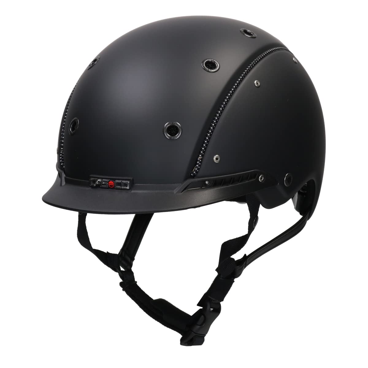 Reithelm Casco Champ-3, schwarz, Gr. M (56-58 cm)
